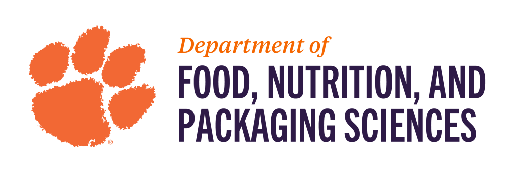 Clemson Department of Food, Nutrition, and Packaging Sciences logo